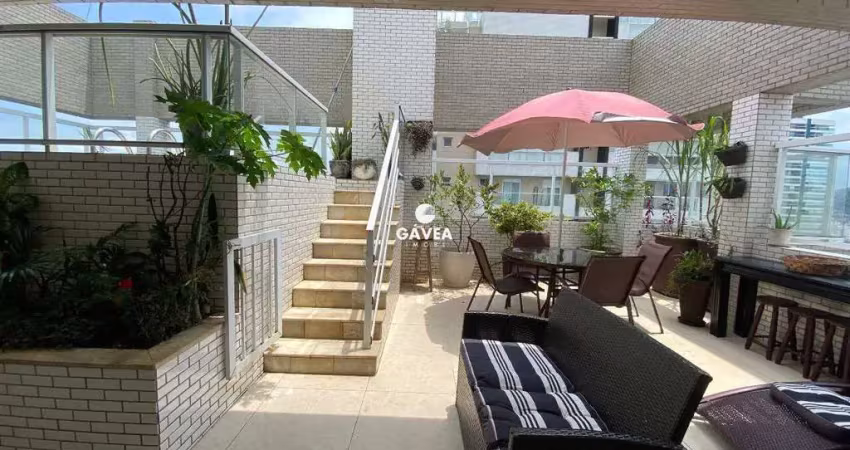 Cobertura duplex alto padrão vista para o mar – pompéia santos