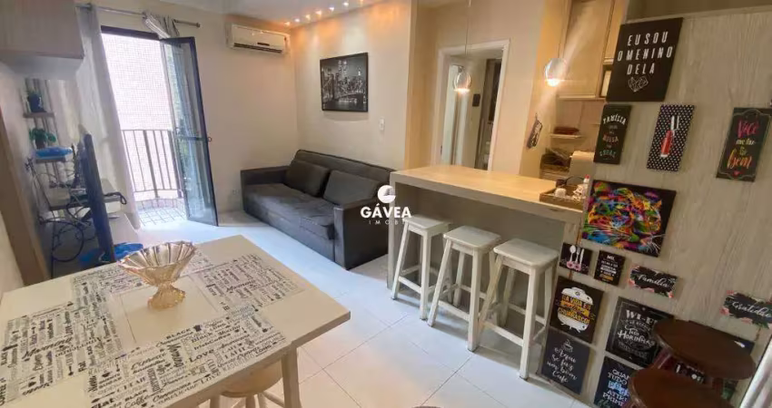 Flat com 1 quarto à venda no Gonzaga, Santos 