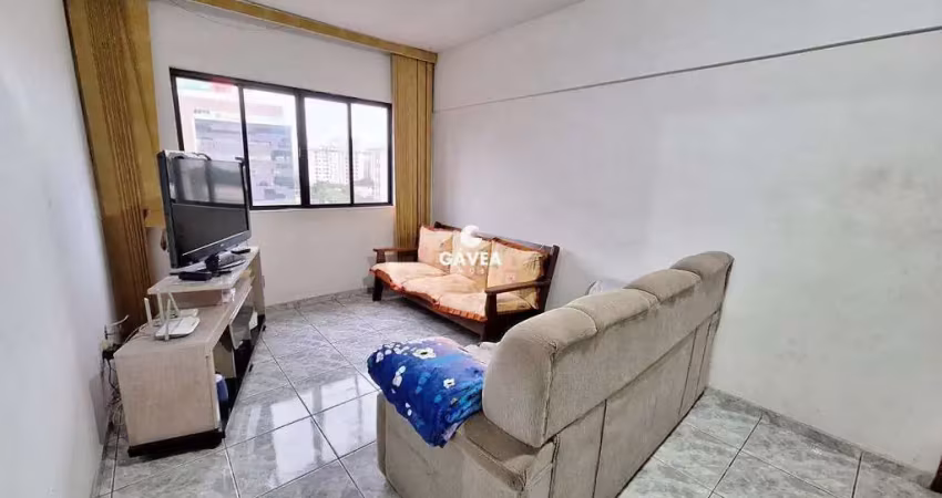 Apartamento em santos bairro vila mathias com vista livre