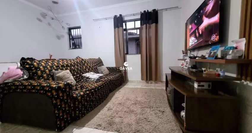 Apartamento com 02 dormitórios e garagem em bairro: macuco - santos