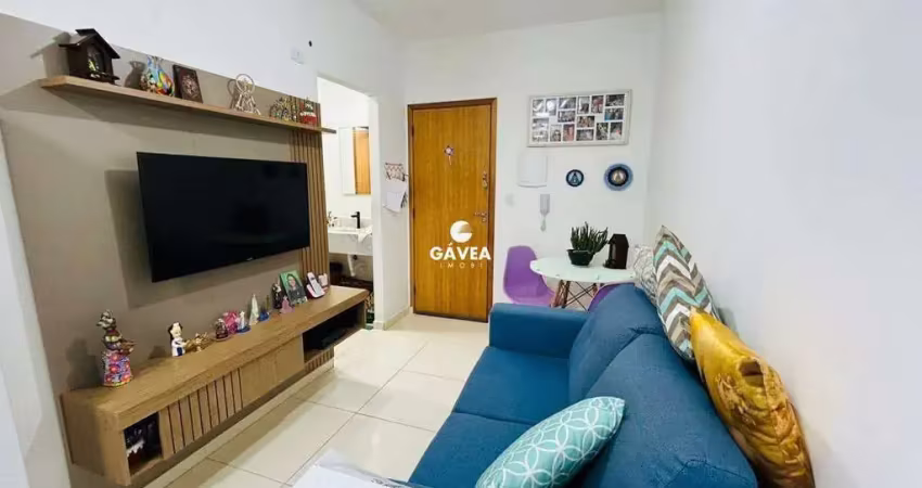 Apartamento de 1 quarto, lazer completo, macuco em santos