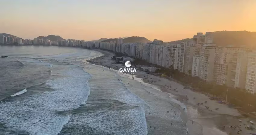 Venda, 4 dormitórios, 3 suítes, vista total para o mar, maluf, guarujá