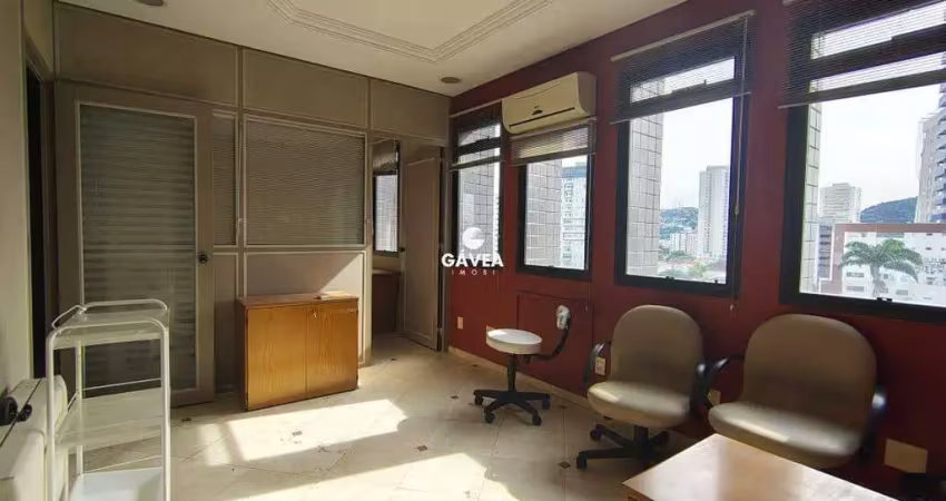 Sala comercial para alugar no Gonzaga, Santos 