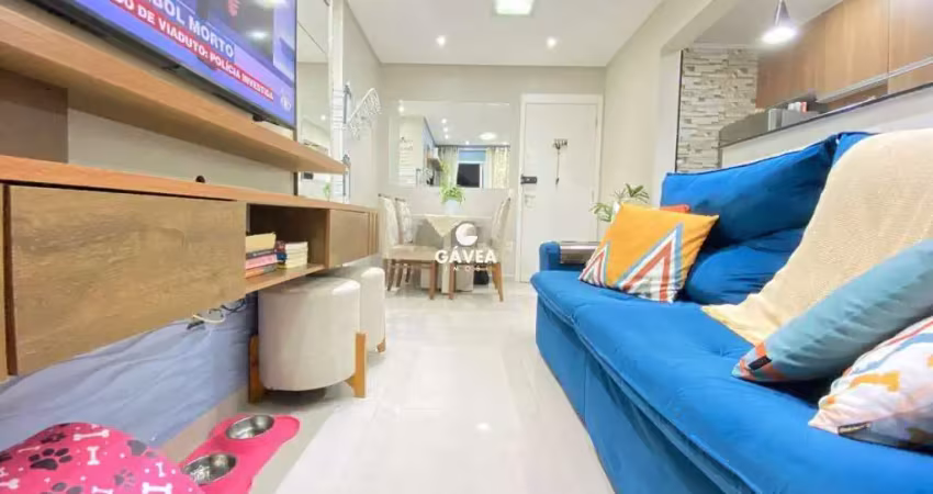 Apartamento de 2 quartos com varanda e lazer no rossi mais santos
