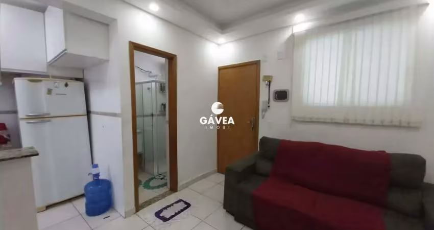 Sala living revertido em 1 quarto à venda em são vicente