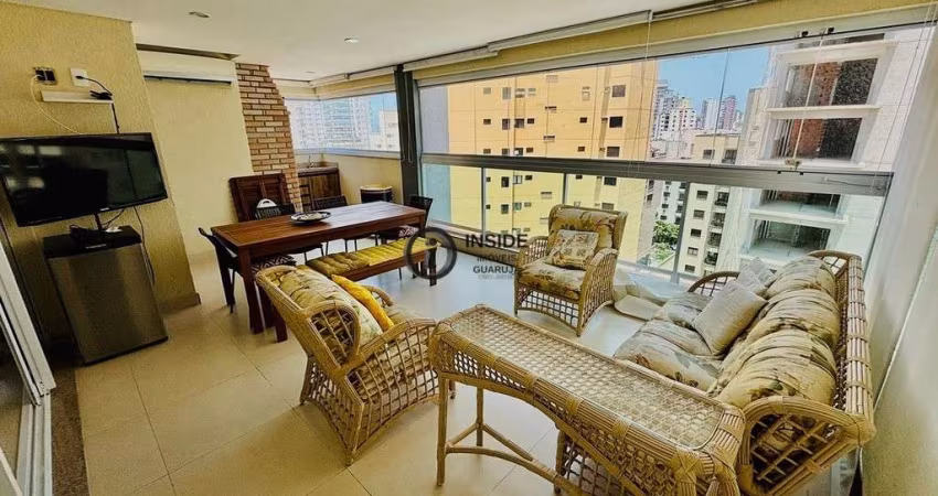 Apartamento de 3 quartos com vista mar na enseada