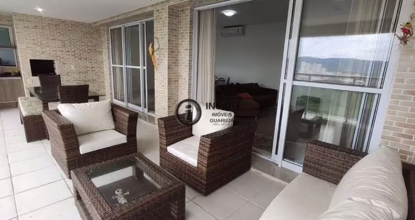 Apartamento com varanda gourmet vista mar