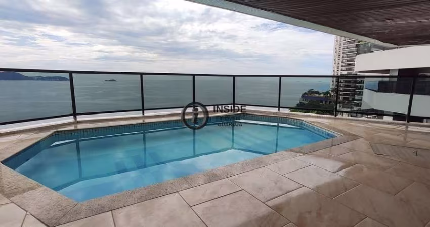 Apartamento com 4 suítes vista total mar