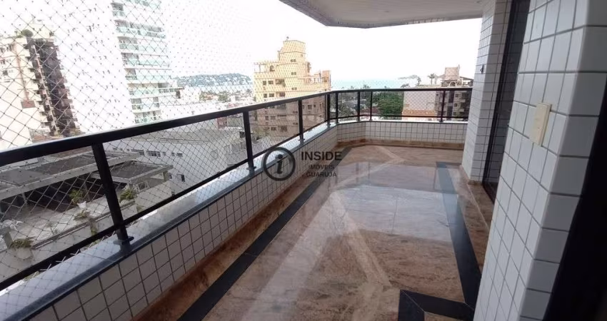 Apartamento de 3 suítes de frente e com vista mar