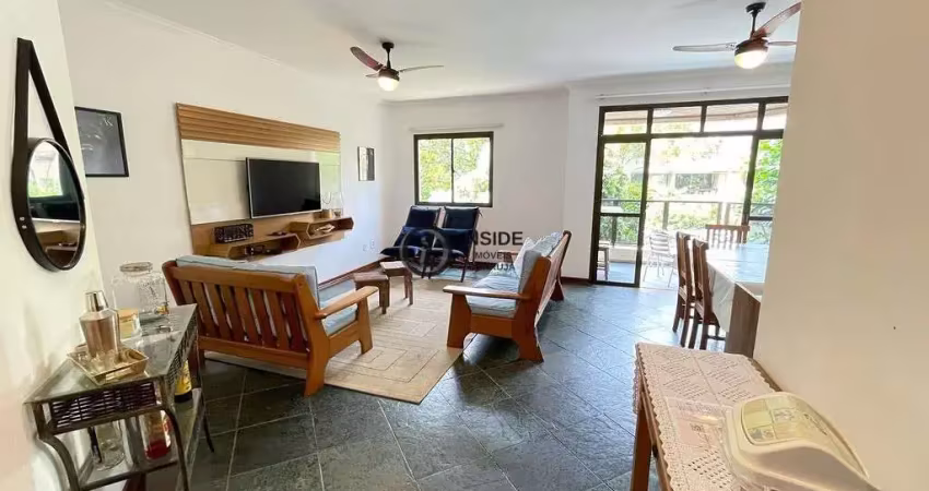 Apartamento lado praia com 3 quartos na enseada