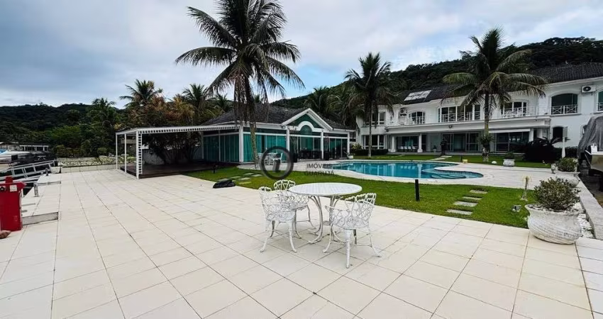 Casa 5 suites com pier na Marina Guarujá .