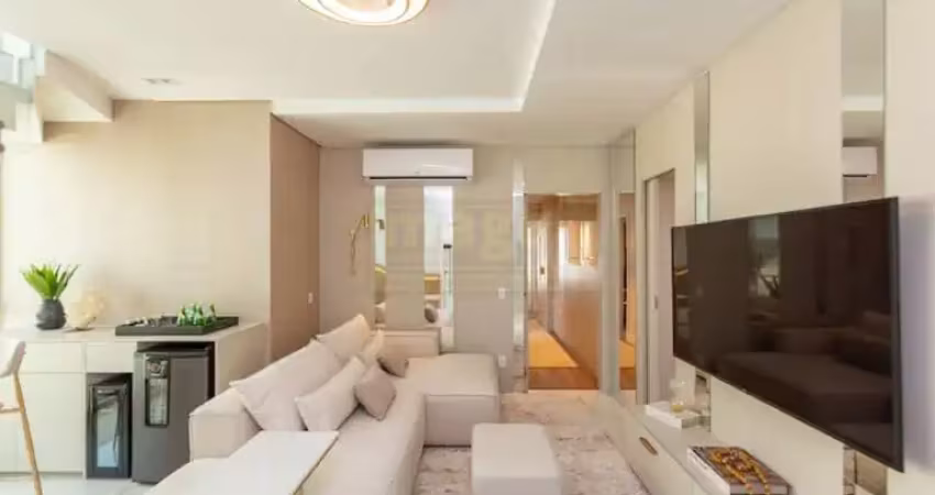 Cobertura duplex com piscina privativa, centro de b.c.