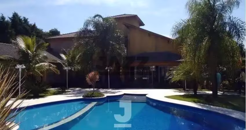 Chácara de alto padrão com 6 suítes, sendo 1 máster com closet, localizada no condomínio recanto das flores, indaiatuba - sp