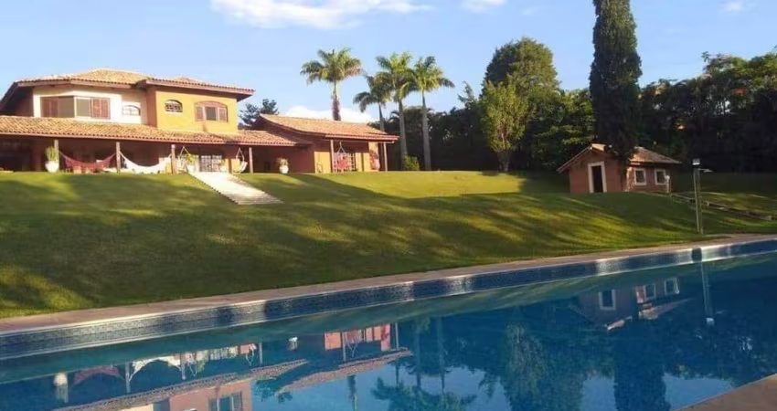 Chácara à Venda - Recanto dos Pássaros, Indaiatuba - 6.580m2 - Condomínio Colinas do Mosteiro de Itaici  - 8 Quartos