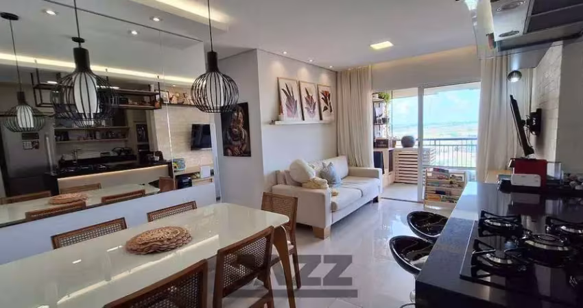 Apartamento à Venda - Jardim Ypê, Paulínia - 86m2 - Condomínio ART &amp; LIFE CLUBE  - 3 Quartos