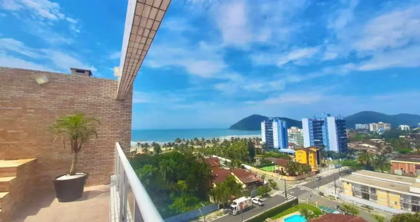 Cobertura com piscina privativa a 200m da praia no centro de bertioga para venda ou locação