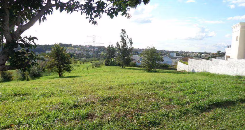Terreno à venda no alphaville campinas - 2.500m², em declive, vista privilegiada e aceita permuta