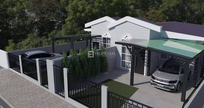 Casa  de 03 dormitórios sendo 01 suite em Bom Viver  -  Biguaçu