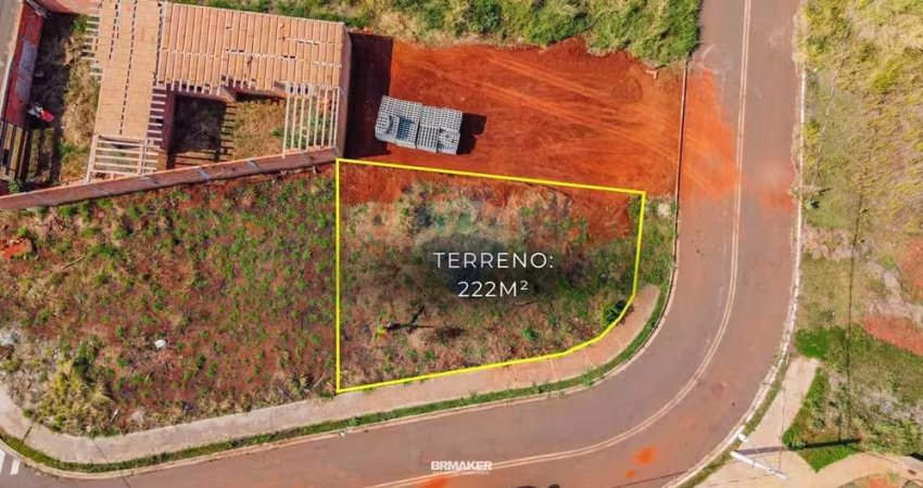 TERRENO A VENDA, com 222 m², de esquina, plano, no Loteamento Residencial Reserva Riviera, bairro Matão em Campinas / SP