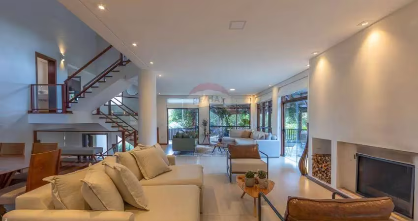 Re/max vende casa de luxo no condomínio santa fé 4 quartos 2 suítes 590m2 em vinhedo/ sp - r$ 3.690.000