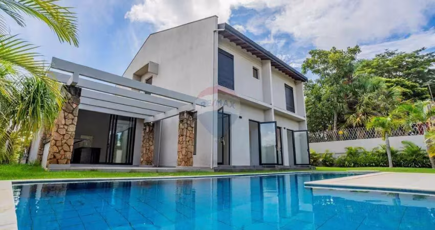 Re/max vende casa em condominio fechado - barão geraldo - campinas/sp - 5 suítes - r$3.489.000 - 307m2