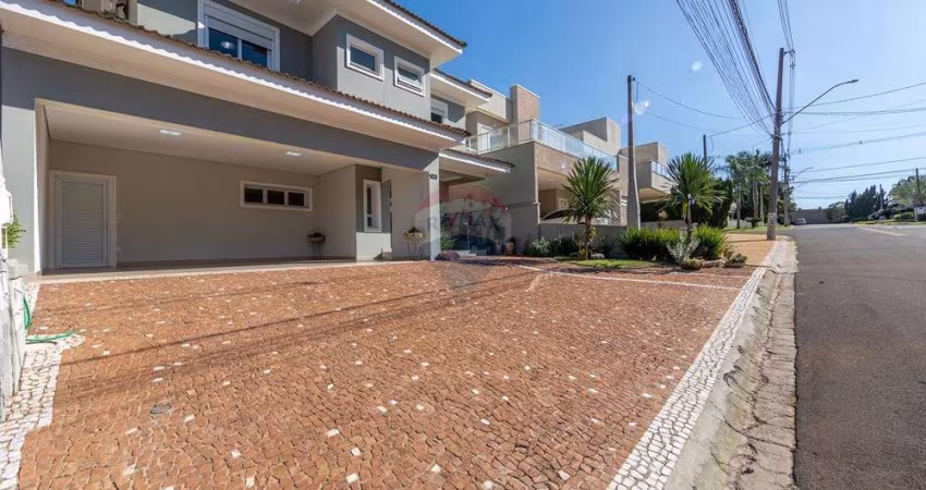 RE/MAX VENDE CASA, 4 suítes, 4 vagas, 348m²  - R$2.100.000,00 Condomínio Metropolitan Park, Paulínia/SP
