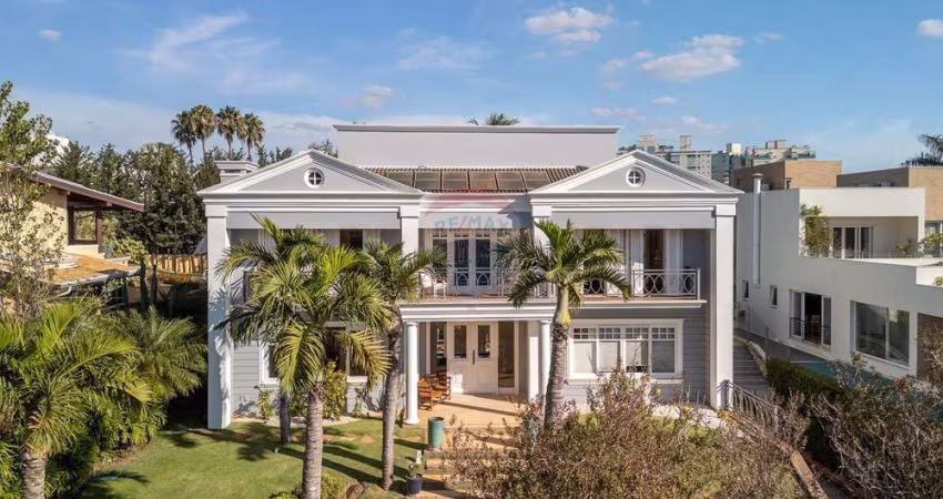 RE/MAX VENDE Casa no Condomínio Bougainville  em Campinas, 4 suítes, 8 vagas, 735m² - R$6.500.000,00, Fazenda São Quirino, Campinas/SP