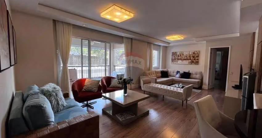 Re/max aluga apartamento mobiliado no galleria boulevard, jd. madalena, campinas, 131m², 3 suites - r$ 10.000,00