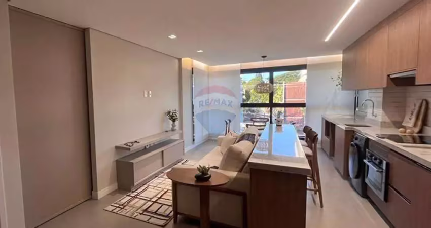 Remax aluga apartamento de 56 m², novo, totalmente mobiliado e equipado, com 1 suíte, lavabo e 02 vagas de garagem, cond. halma, bairro nova campinas.