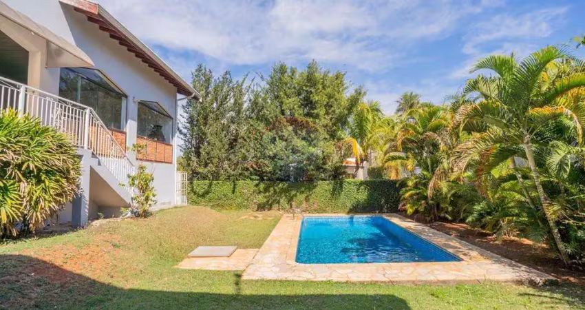 Casa a venda no condomínio estância paraíso, com 4 suítes, 565m2 a.c., lazer completo, por r$ 1.690.000 - campinas