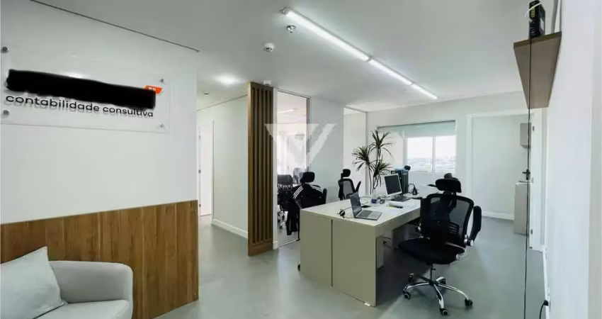 Sala comercial com 60,3 m² e 2 vagas - mobiliada - barra funda/sp