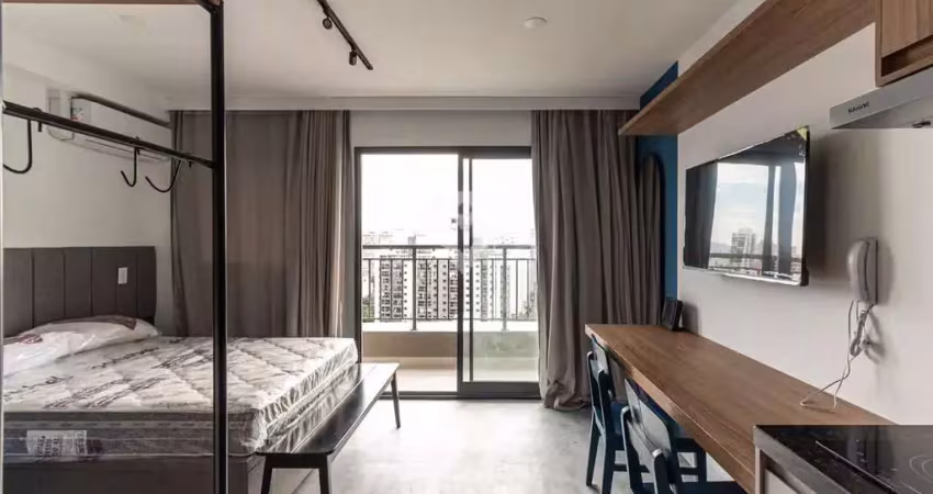 Studio para locação com 27 m² todo mobiliado - vila buarque