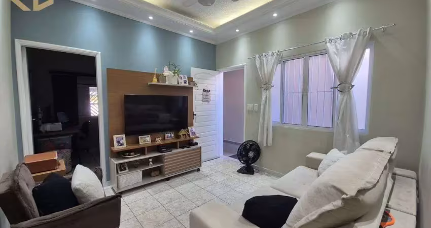 Casa geminada, 2 dorms, 1 suíte, 2 vagas, 92m²,  reformada, ocian