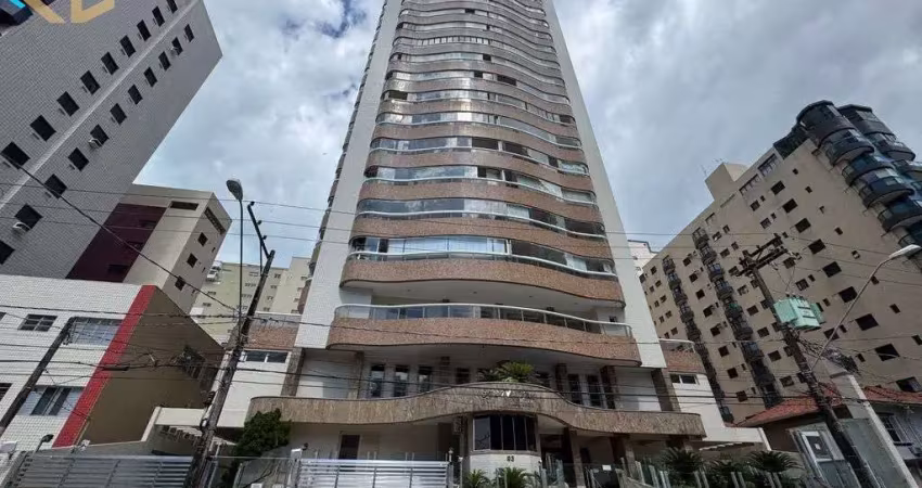 Apartamento alto padrão, canto do forte, praia grande, 3 suítes, 134m2