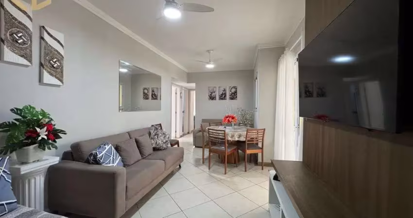 Apto 2 dorms, 1 suíte, 1 vaga, 82,42m², vista mar, forte