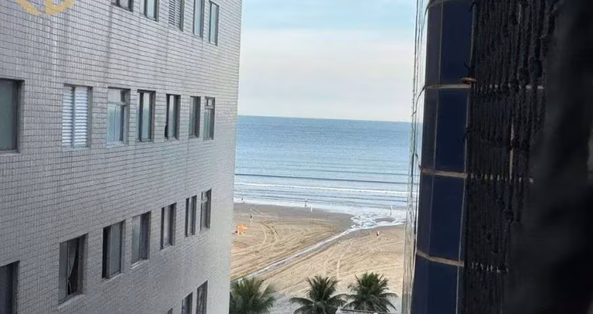 Apto 2 dorm, 1 banheiro, 1 vaga, 52,42m2, vista mar, forte, 50 m da praia