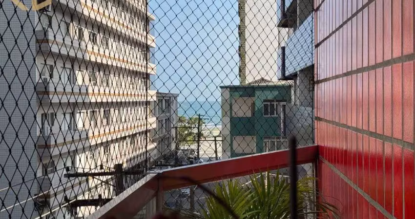 Apto 2 dorm, 1 suite, 3 banheiro, 1 vaga, 80m², vista mar, forte, 150 m da praia