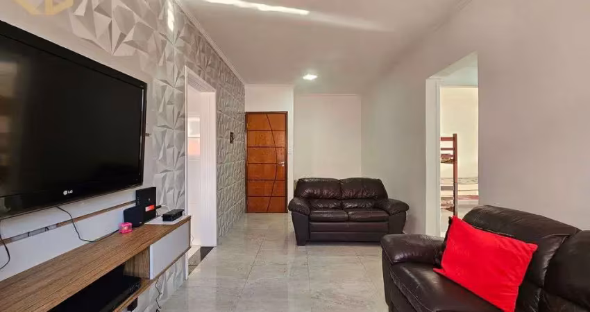 Apto 2 dorms, 1 suíte, 1 vaga, 61,34m², vista mar, porteira fechada, aviação