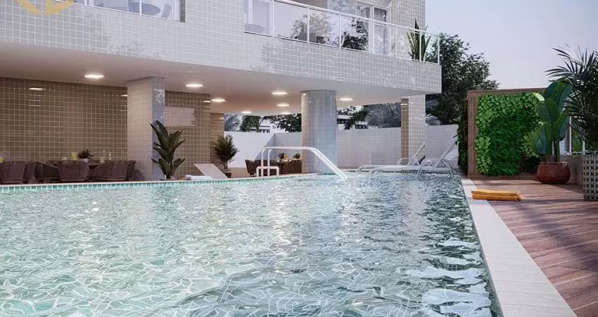 Lançamento em praia grande - mirim 2  dormitórios (com suíte)