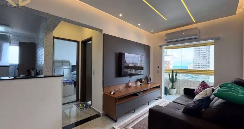 Apartamento 1 dormitório em praia grande - vila tupi, 57,20 m2