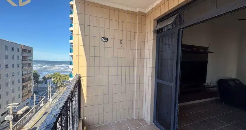 Apto 2 dorms, 1 suíte, 1 vaga, 82,9m², vista mar, tupi, 60 metros da praia