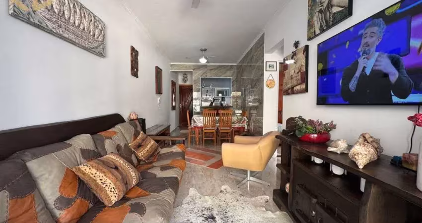 Apto 2 dorms, 1 banheiro, 1 vaga, 66m², vista para o mar, forte, 80m da praia