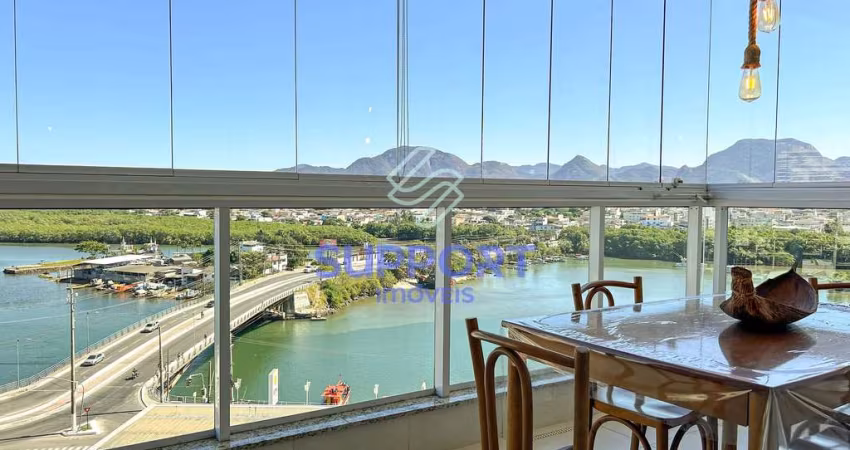 Apartamento 2 quartos no Centro de Guarapari com suíte, espaço gourmet, área de lazer completa e an