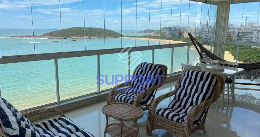 Apartamento Frente Mar com 4 dormitórios à venda - Enseada Azul - Guarapari/ES- Support Corretora d
