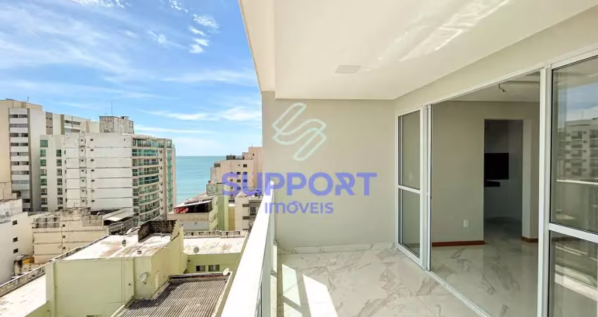 Apartamento 2 quartos na Praia do Morro com vista para o mar e lazer completo