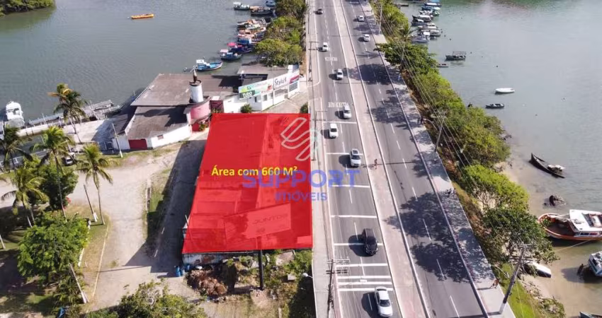 Área a venda no Canal de Guarapari-ES- Support Corretora de Imóveis.
