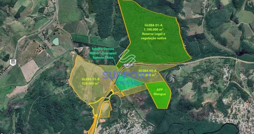 Área à venda, 1.100.000 m²  - Guarapari/ES