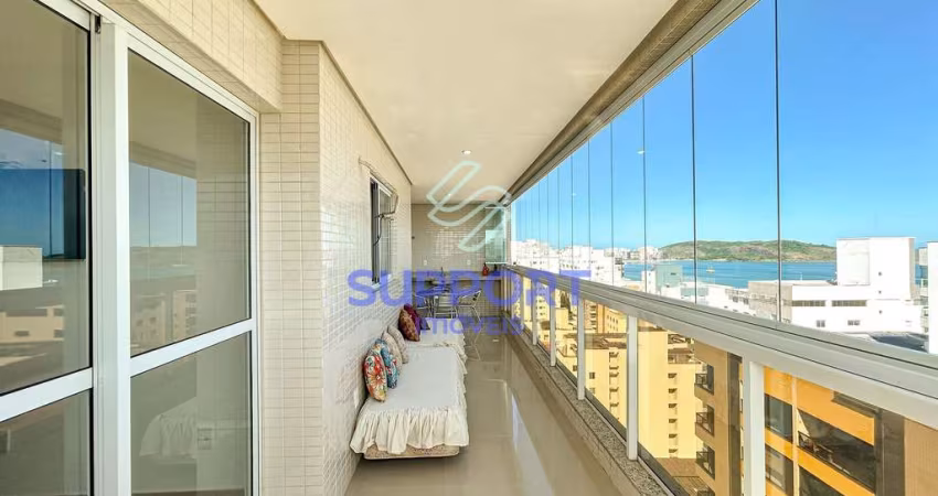 Apartamento 2 quartos na Praia do Morro, quadra do mar e vista para o mar