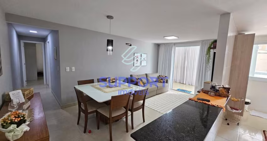 Apartamento 2 quartos na Praia do Morro com varanda e ótima localização