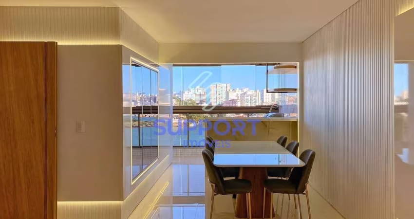 Apartamento 3 quartos na prainha de Muquiçaba com vista para o mar, decorado e completo, encantador